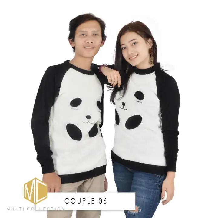 sweater panda couple