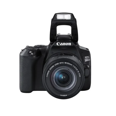 Canon EOS 200D Mark II Lensa 18-55Mm