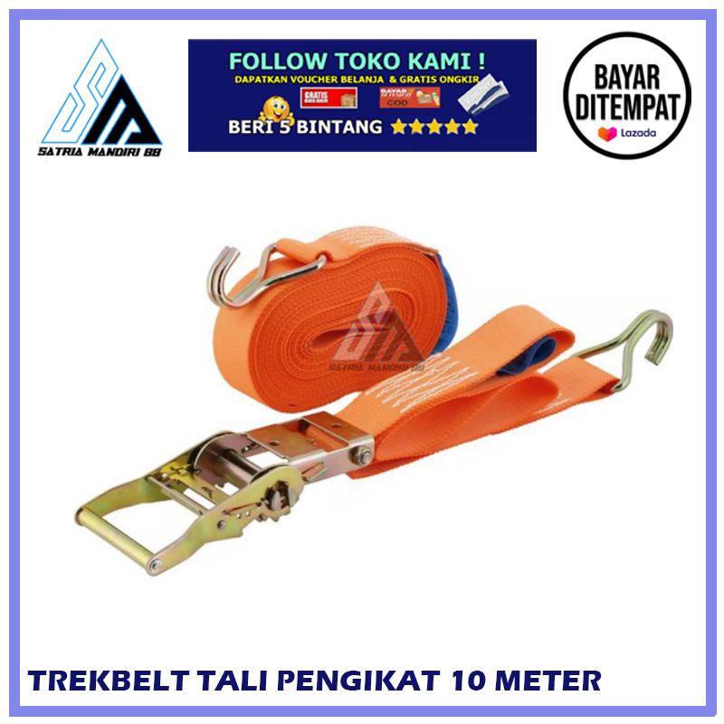 Vitatools Ratchet Tie Down 10m Rachet Tie Down 2 Ton X 10 Meter Tali