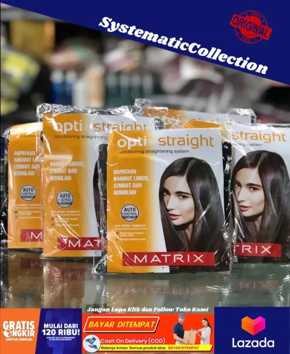 Matrix Opti Straight Mini 125ml Normal Resistant Cairan Pelurus Rambut Catok Krim Cream Rambut Lurus Bisa Bayar Di Tempat Lazada Indonesia