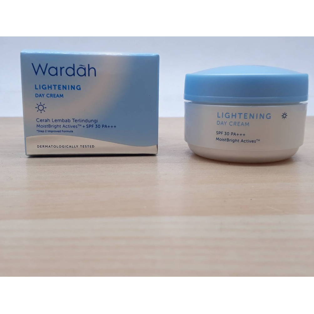 ismayaolshop - wardah lightening day cream 30 gr - makeup - cream siang - wajah