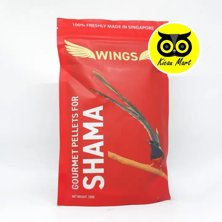 Pakan Import Wings Gourmet Pellet For Shama Makanan Burung Murai