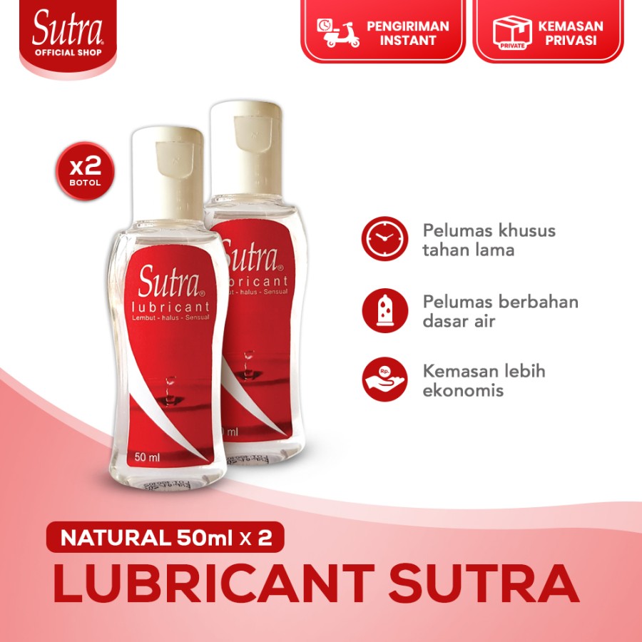 Pelumas Sutra Lubricant Gel Pelumas Ampuh Perangsang Wanita PriaSutra