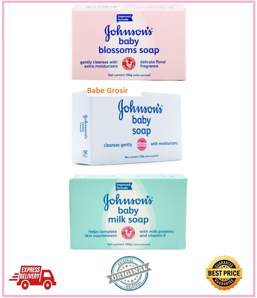 JOHNSON'S BABY SOAP 75 GR VARIANT (BLOSSOM, BABY SOAP MILK