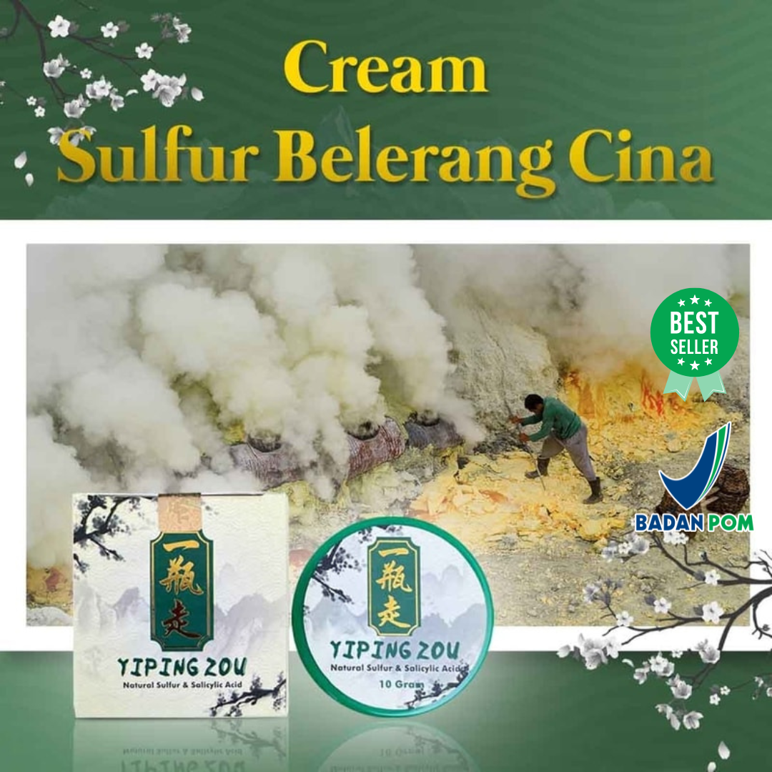 (READY) Yiping Zou Cream/Salep Belerang Cina | Natural Sulfur ...