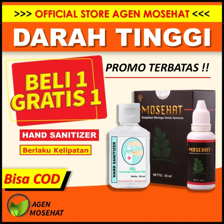 Mosehat Obat Darah Tinggi Hipertensi Herbal Ampuh Alami Bpom Lazada Indonesia