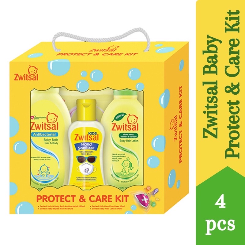ZWITSAL BABY CARE KIT /HAMPERS BAYI GIFT BOX KECIL ISI 4 PCS Lazada