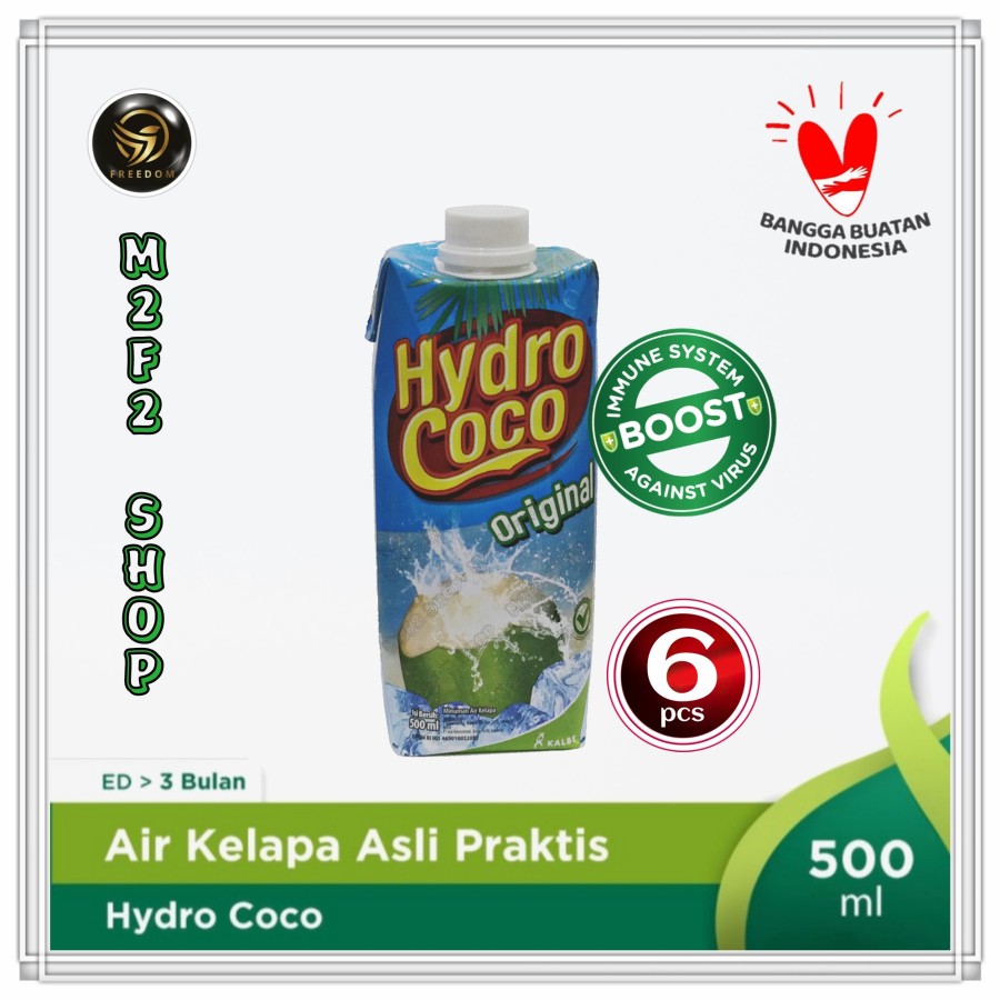 Minuman Air Kelapa Hydro Coco Original - 500 ml (Kemasan 6 Pcs ...