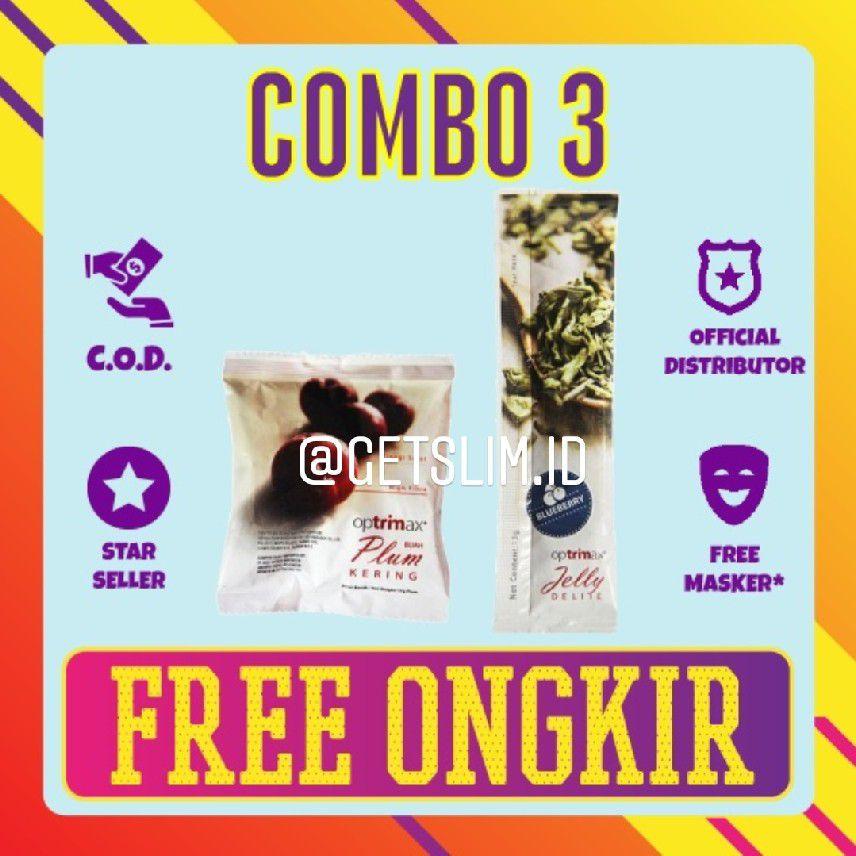 Optrimax Combo 3 Plum + 3 Jelly Optrimax Plum Delite Buah Detox Buah Detoks Buah Plum Pelangsing Buah Diet Obat Pelangsing Obat Kurus Pengurus Badan Detoksifikasi Pembakar Lemak Penghilang LemakPlum Kering Optrimax Plum Delite Optrimax Jelly Delite