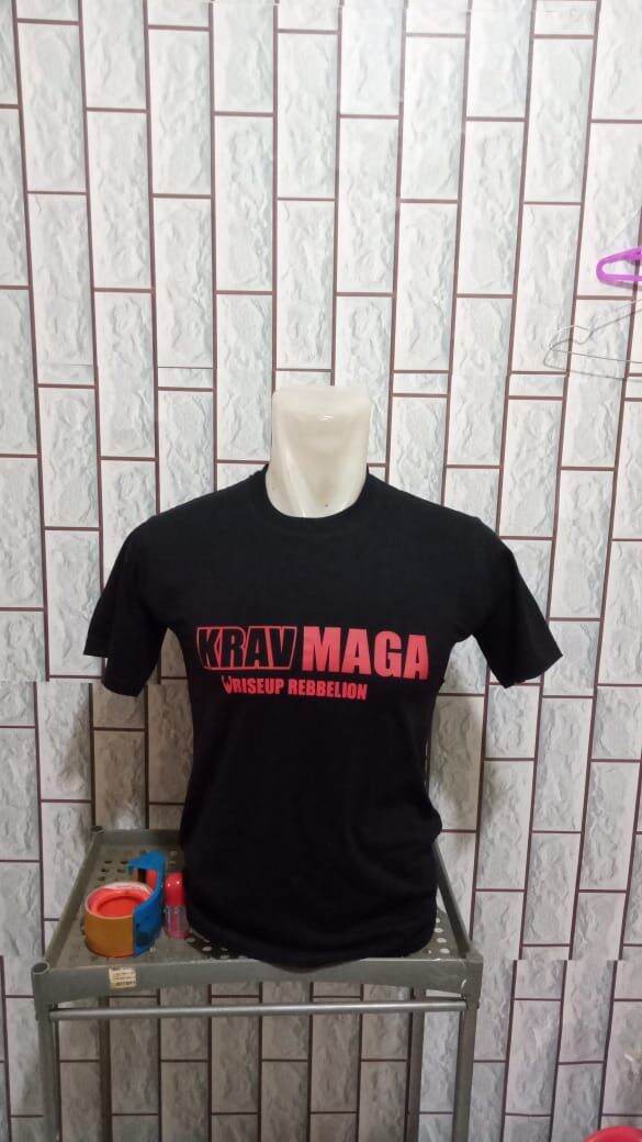 Krav Maga Arti Marziali Logo Donna Girlie T-Shirt Autodifesa Forces
