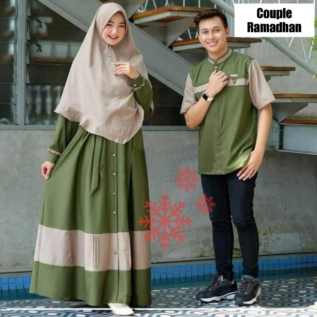 ISTANA MODE JAKARTA / V5 - COUPLE RAMADHAN /BAJU COUPLE PASANGAN /BAJU COUPLE PASANGAN MUSLIM / BAJU COUPLE POLOS / BAJU COUPLE MURAH
