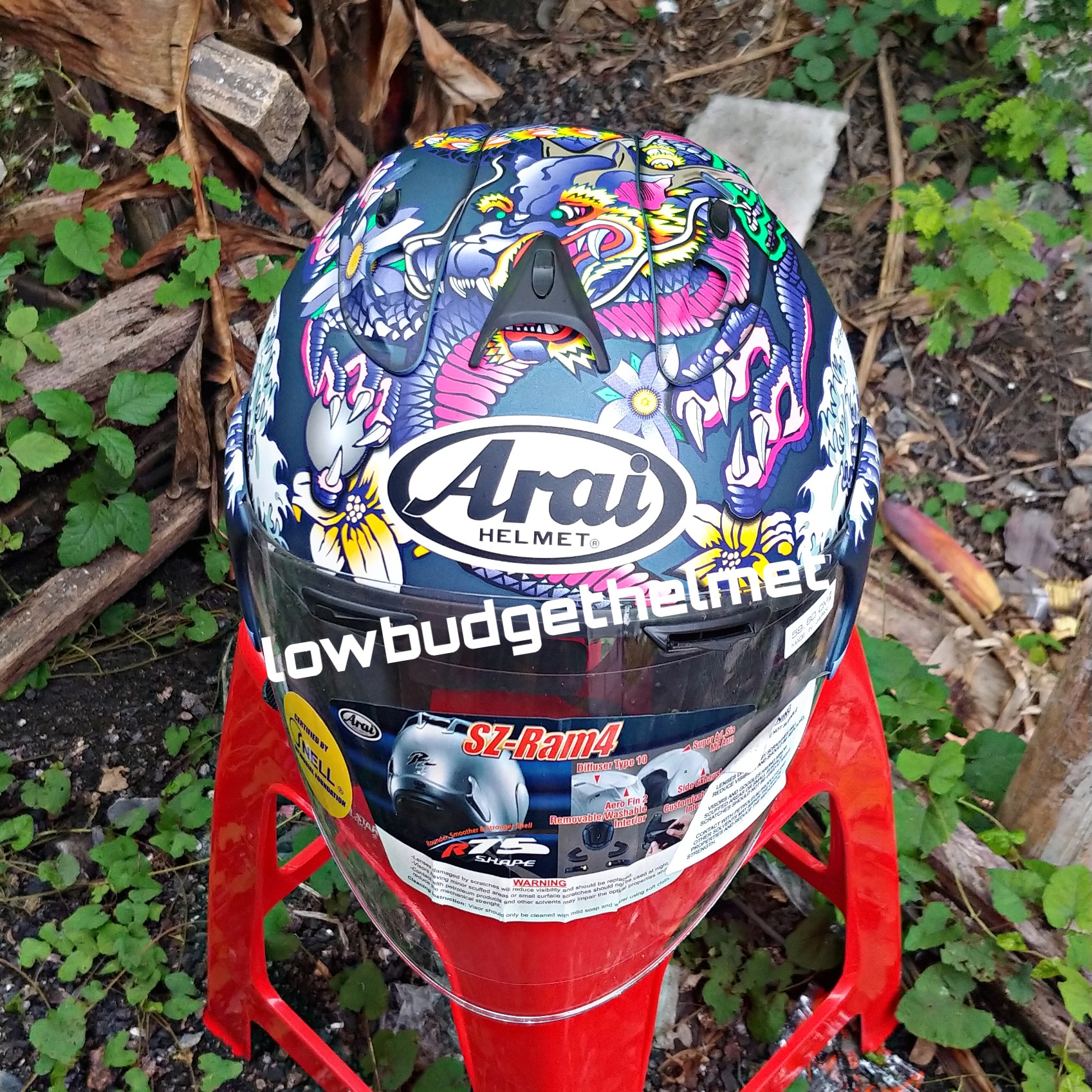 arai half face kw