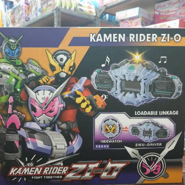 MAINAN SABUK KAMEN RIDER ZI-O ZIKU DRIVER RIDE WATCH FLASH BELT