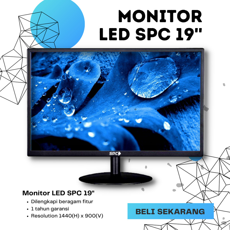 Lcd Monitor Spc Inch Lazada Indonesia