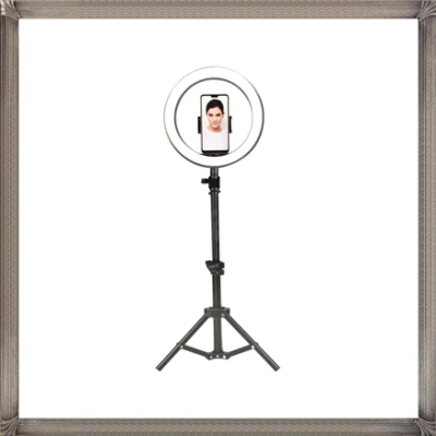 PROMO Ring Light 26cm + Tripod 2m - Lampu Makeup - Lampu Selfie - Lampu Vlog