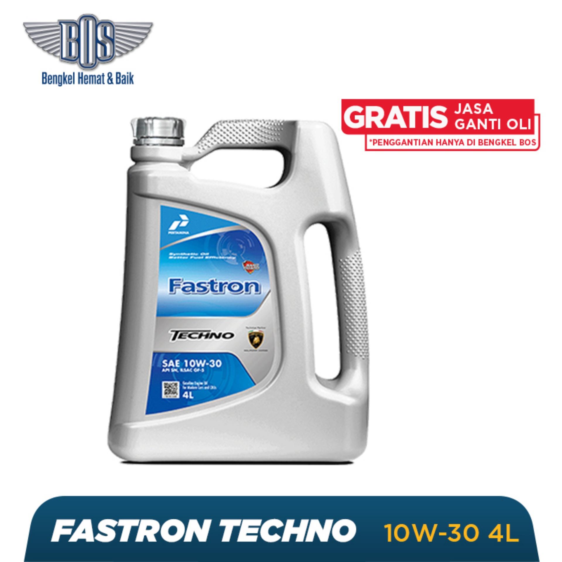 Oli Mobil Fastron Techno - 10W-30 - GALON - Gratis Jasa Ganti Oli dan Check Up Kendaraan