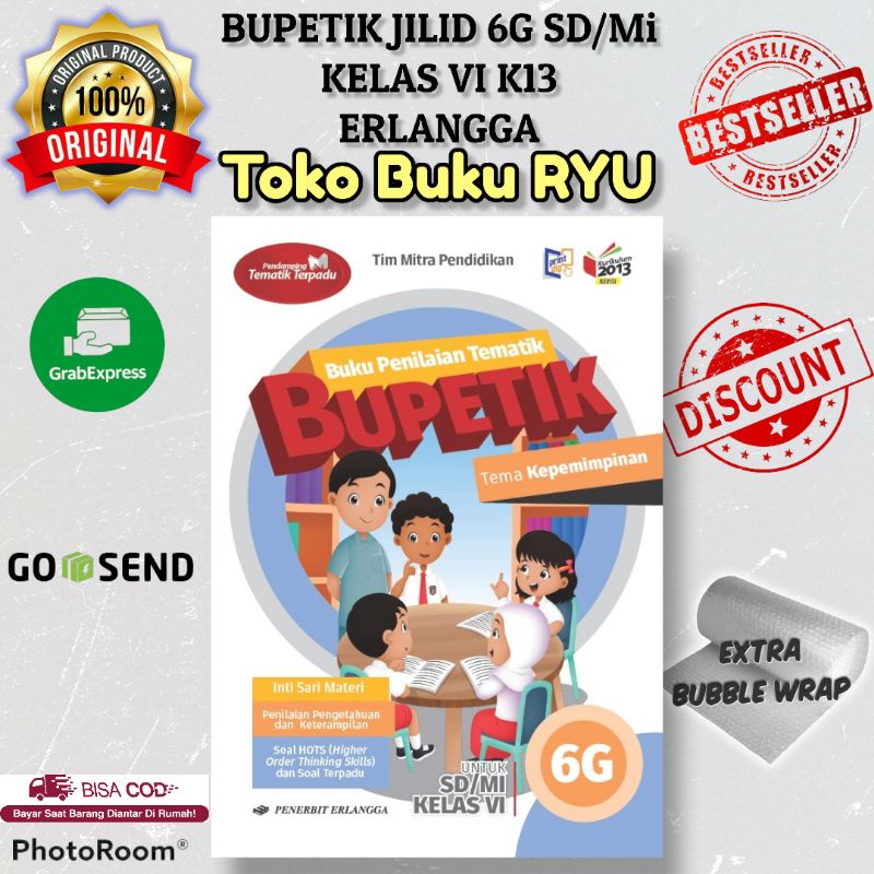 Paket Bupetik SD/Mi Smt.2 Kelas 6 K13 Erlangga | Lazada Indonesia