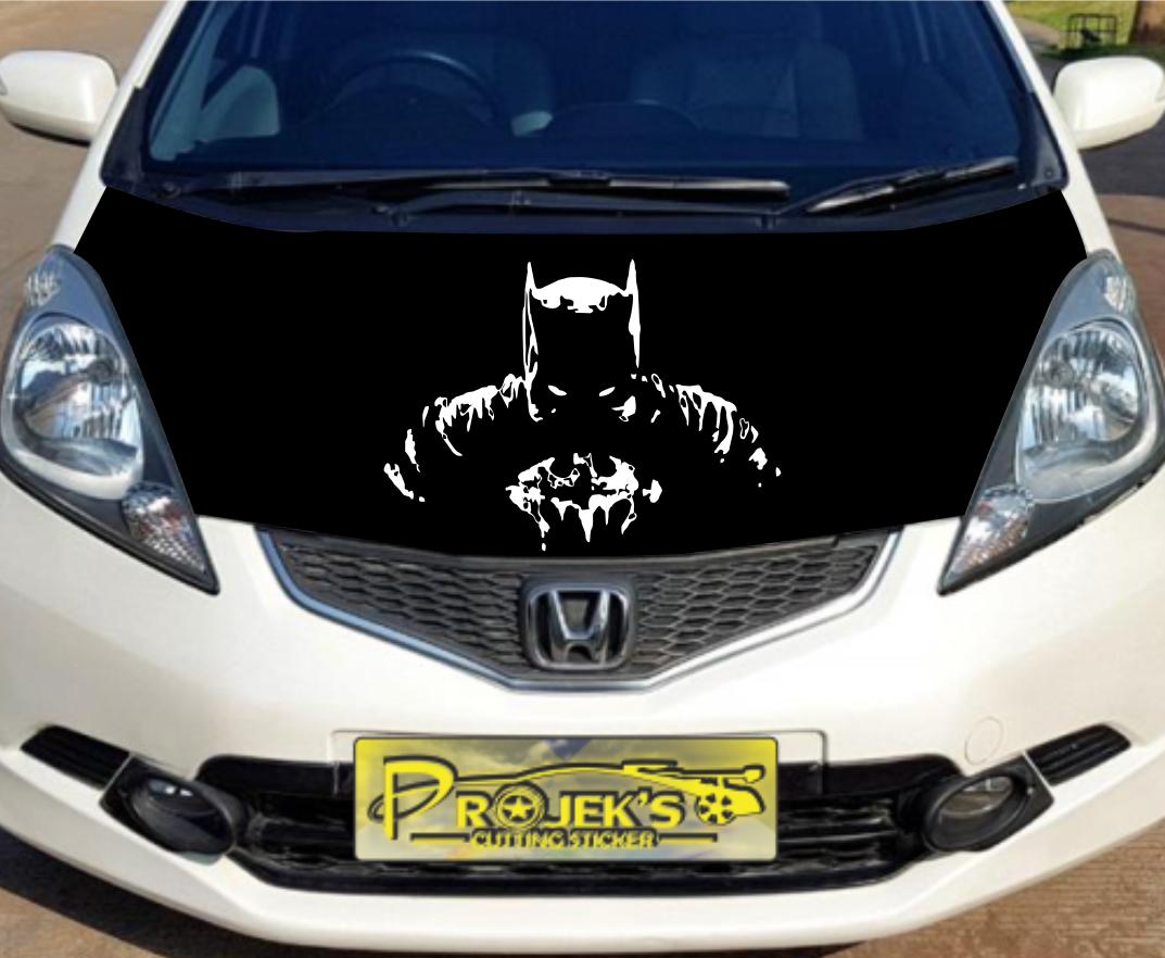 Cutting Sticker Mobil Stiker Kap Mesin Sticker Batman Lazada Indonesia