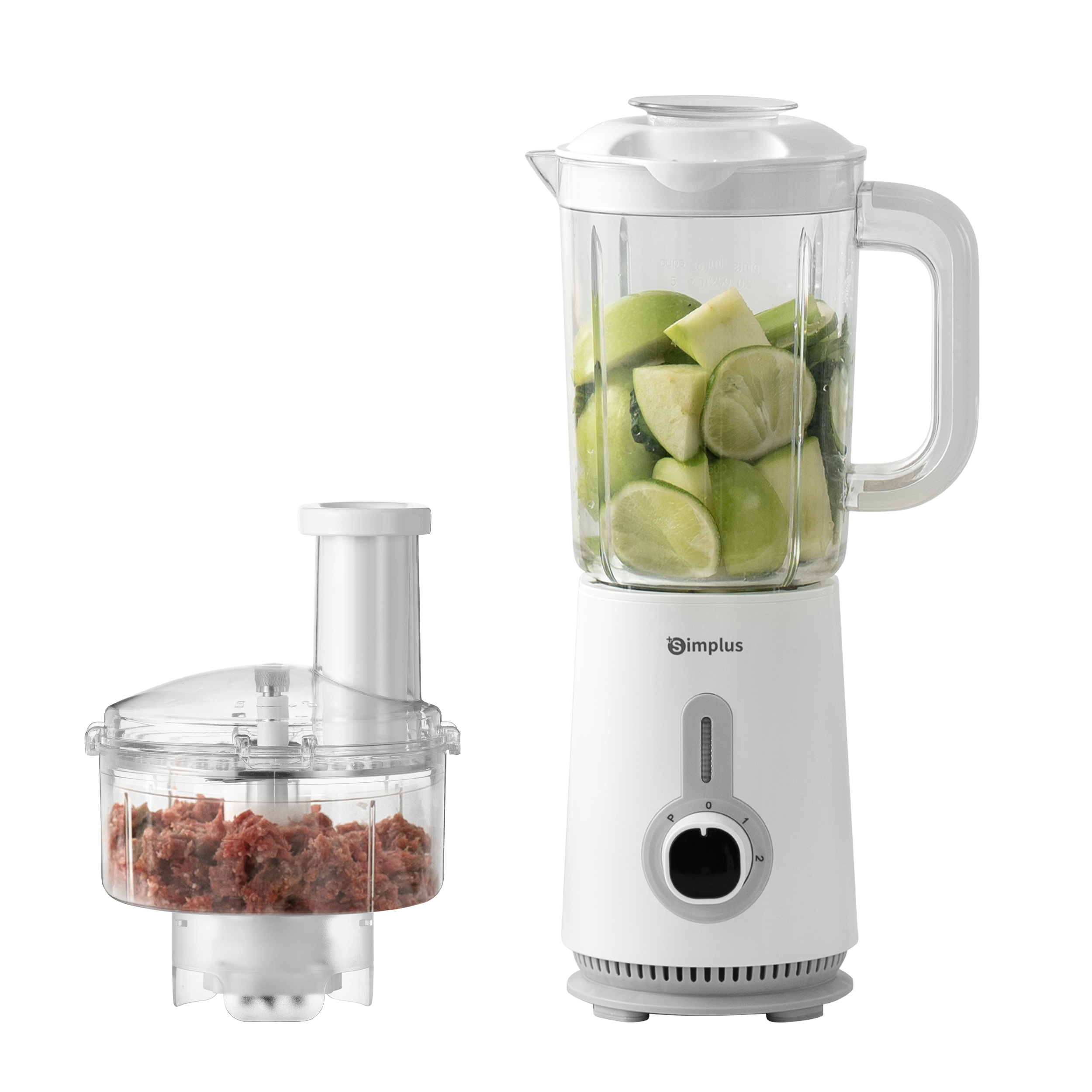 Simplus Blender 3-in-1/5-in-1 Serbaguna Penghalus Makanan 1.25L Blender Blender 1.25L Dengan 500Ml Dan 300Ml Blender Dengan 3 Pisau Berbeda Blender Dengan Motor 380W - Lazada | Lazada Indonesia