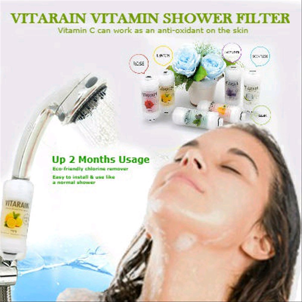 Vitarain Shower Filter Aromaterapi Skin Health Dengan 5 Pilihan Aroma