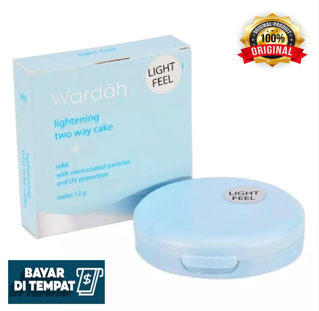 Wardah refill Lightening Two Way cake 03 Sheer Pink 12gram / Distributor wardah kosmetik / Bedak padat yang laris / COD bedak untuk kulit berminyak / Bedak untuk kulit kusam sheer pink