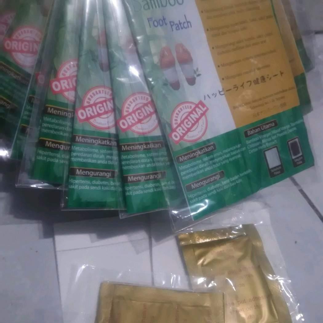 Koyo Kaki Bambo Gold Foot Patch - 10 Set