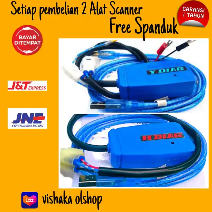 Alat Scanner Motor Injeksi Diagnostic Tools Honda Yamaha Hdiag Ydiag Alat Bengkel Menggunakan Komputer Pc Lazada Indonesia