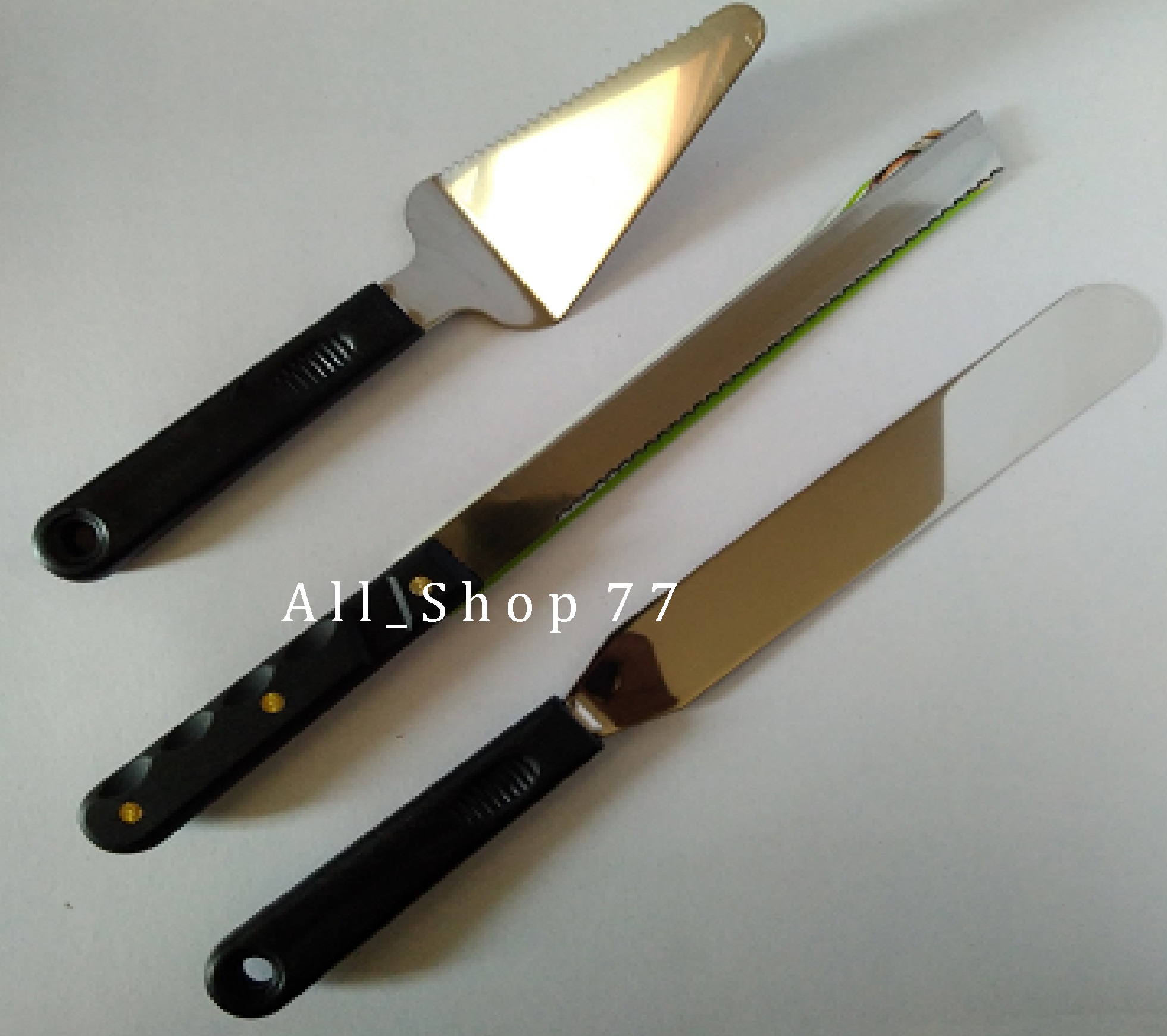 SPATULA KUE SPATULA PIZZA DAN PISAU ROTI BAHAN STAINLESS ANTI KARAT