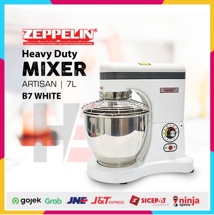 Professional Stand Mixer Zeppelin B7 Heavy Duty Mixer 7Lt [ORIGINAL