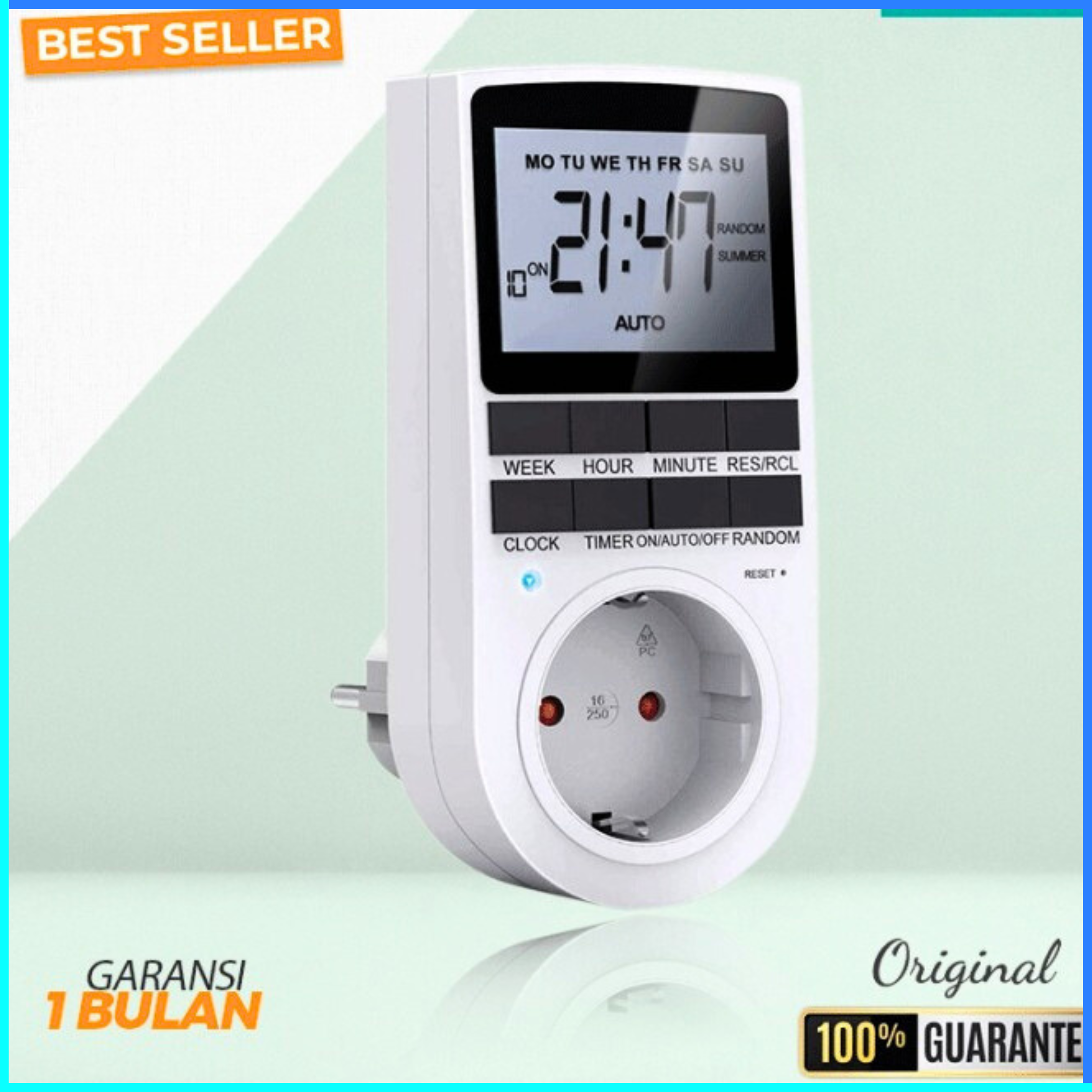 KAB ENTERPRISE CO LTD RC-021/TR-020 Electrician Indoor/Outdoor Digital  Timer with Remote Control