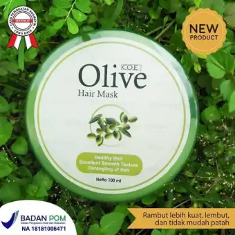 Co E Olive Hair Mask Masker Rambut Bpom 100 Ml Lazada Indonesia