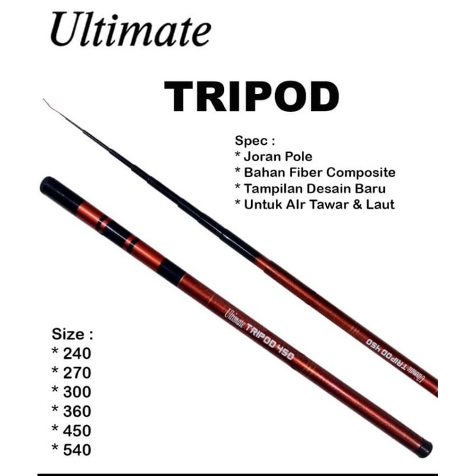 Joran tegeg ULTIMATE TRIPOD | Lazada Indonesia