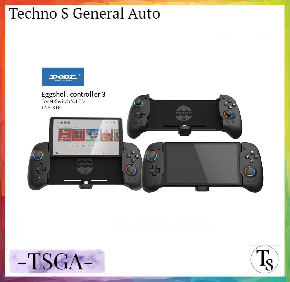 Dobe Controller Gamepad Egg shell III Eggshell Nintendo switch OLED  V1 V2 TNS 3161 HDMI Third Generation Hall Effect