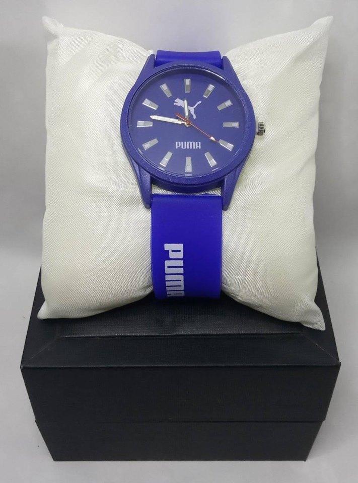 Jam Tangan Pria dan wanita fashion Sporty Puma Analog Rubber Strap Ultrasize Edwins store1
