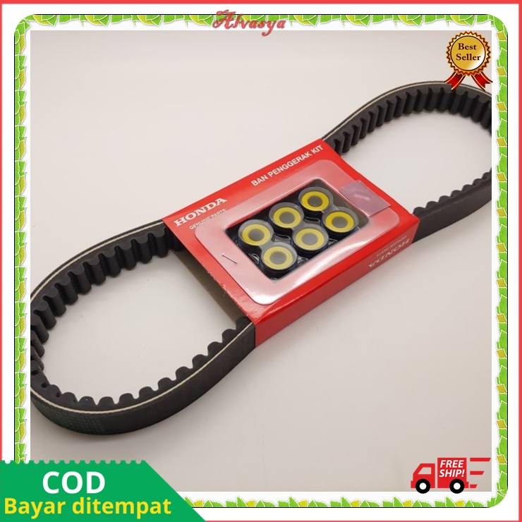 Vanbelt Set Roller Vario 125 Non Led V Belt Vario 125 Old Non Led Assy