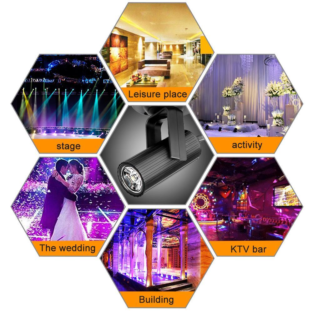 1W LED Beam Light Spotlight Effect Stage Lighting Lamp for KTV DJ Bar Disco