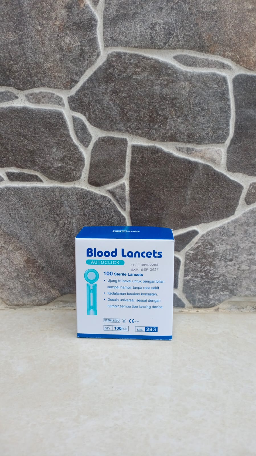 Blood Lancet 21G & 28G Jarum Lancets Jarum Ambil Darah Jarum Lancet ...