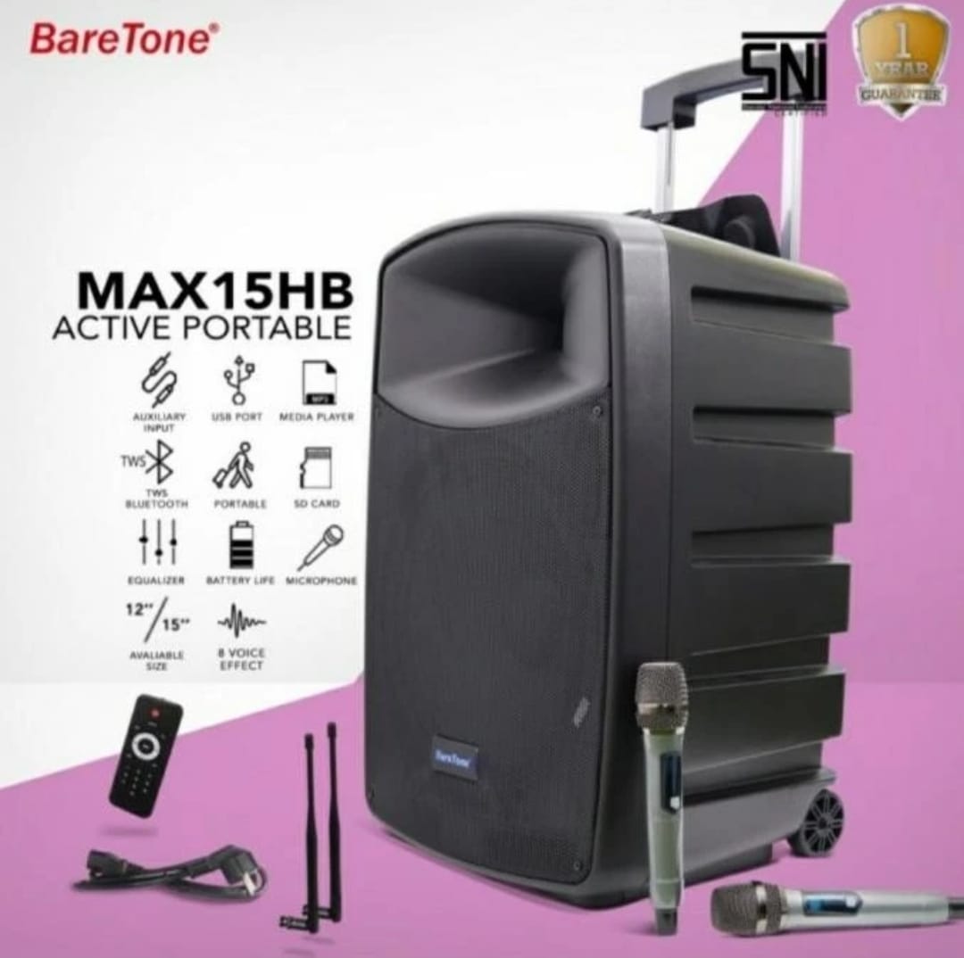 baretone 15 inch portable