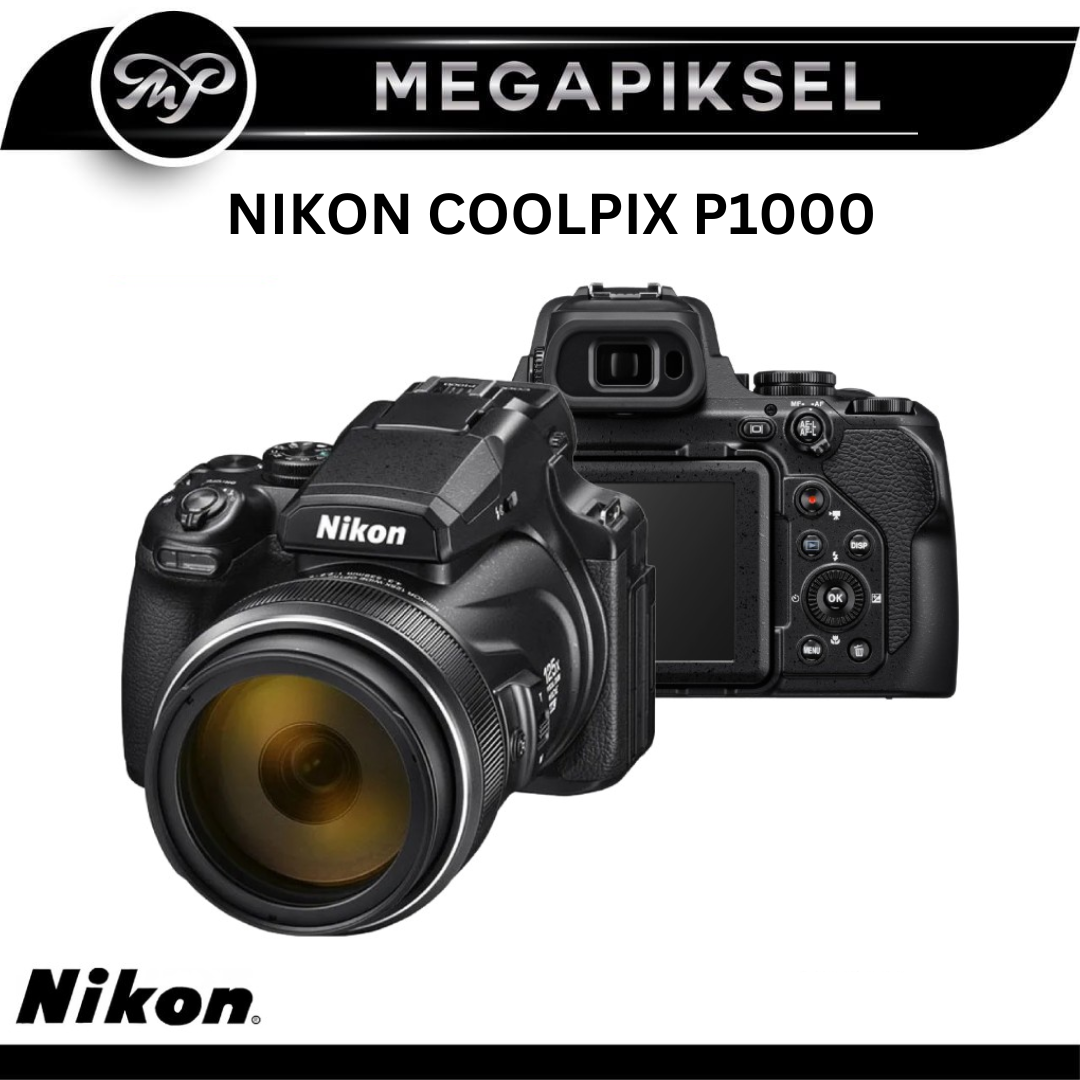 Nikon Coolpix P1000 Kamera Zoom Super Jauh Garansi Resmi Tahun