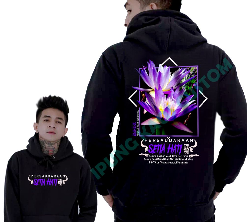 A58 COD JAKET PSHT BUNGA LOTUS STYLE JAPAN TERBARU HOODIE JUMPER