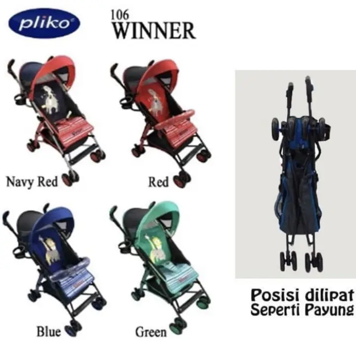 Baby Stroller Pliko 106 Winner Buggy Kereta Dorong Bayi Pliko 106 Lazada Indonesia