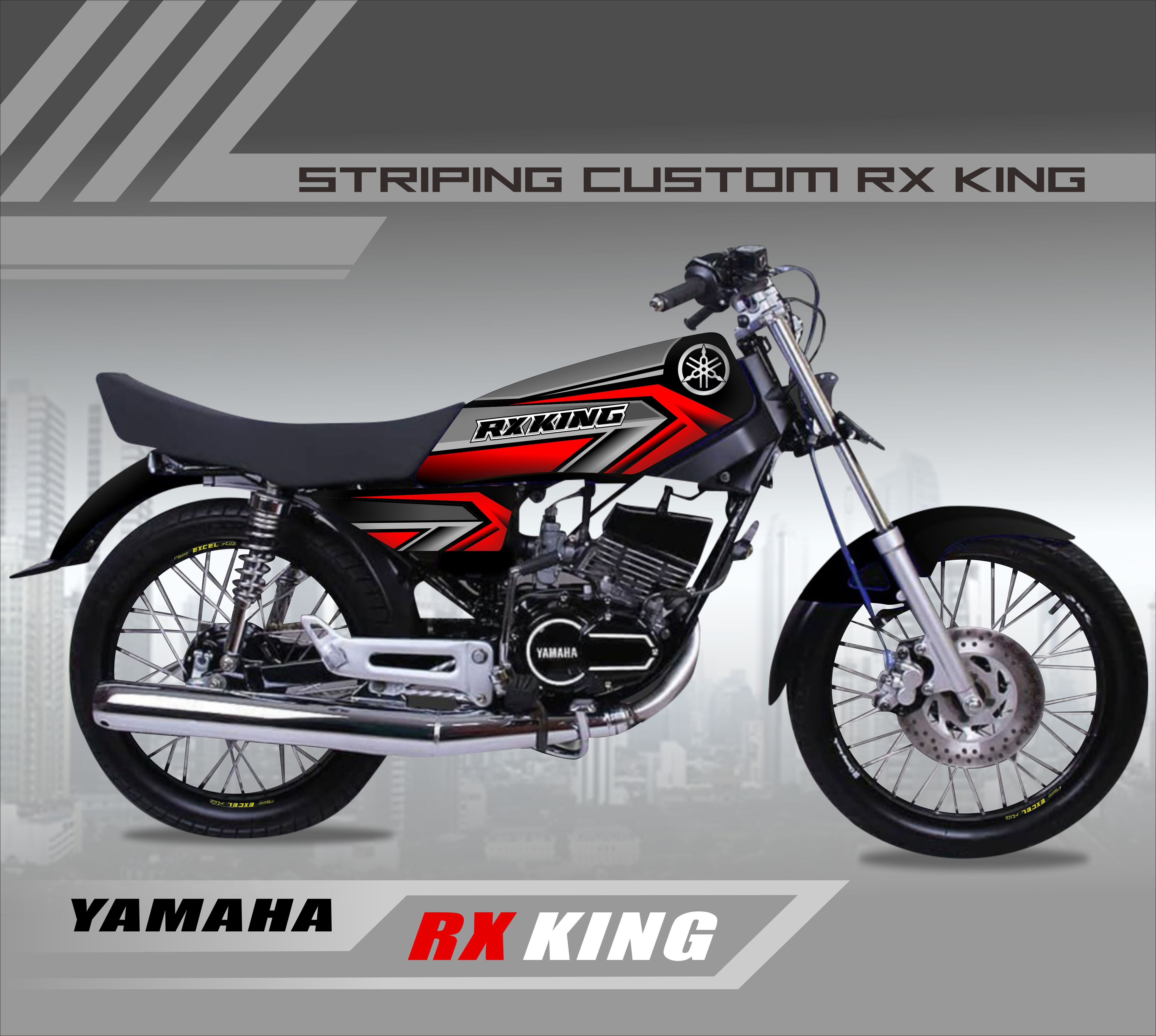 STRIPING RX KING STICKER VARIASI YAMAHA RX KING C Lazada Indonesia