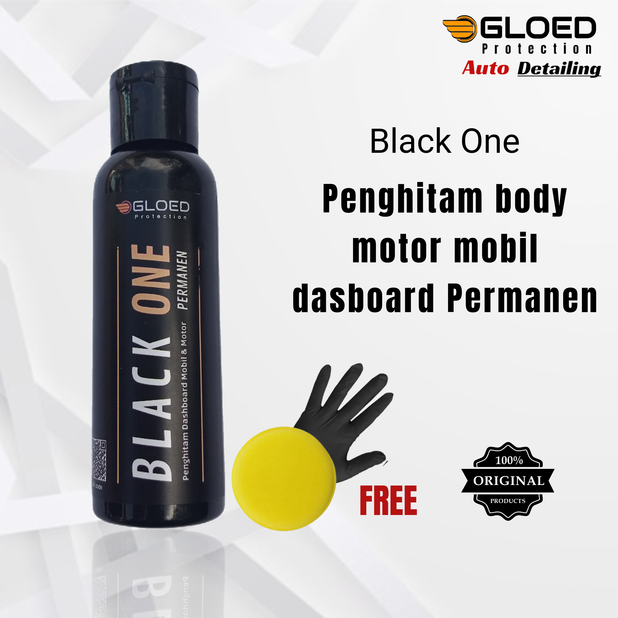 Permanent Anti-Fade Motorbike and Car Body Blackening That Lasts up to 1 Year by - Gloed Harga 42,000 rupiah*Gratis Ongkir