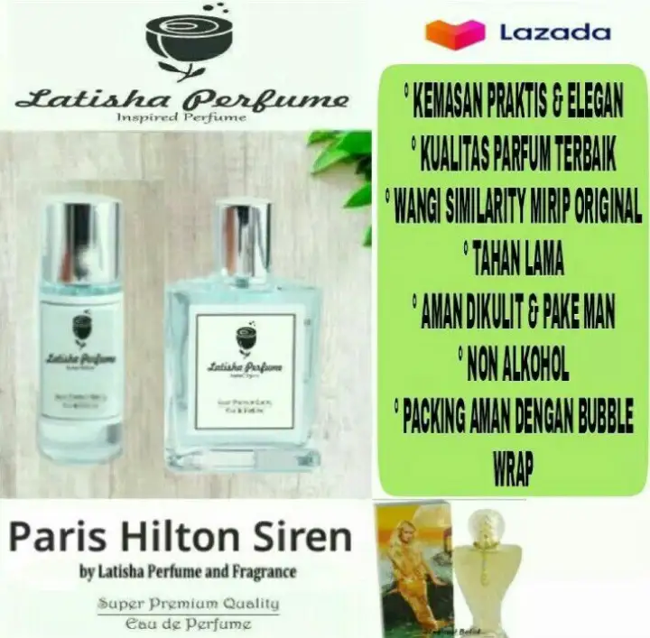 Parfum Wanita Terbaik Terlaris Wangi Segar Tahan Lama Kualitas Premium Murah Refil Aroma Wangi Paris Hilton