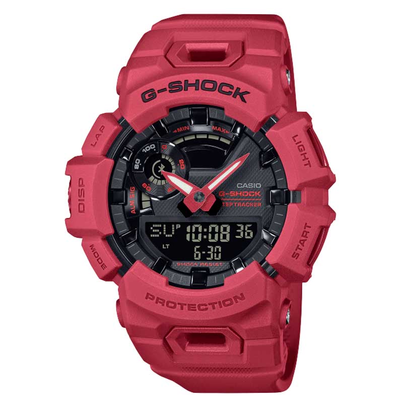 CASIO ORIGINAL CASIO G SHOCK GBA 900RD 4ADR MEN LA Resin Merah Jam dunia JD18 Jam Tangan Pria Jam Pria Jam Tangan Anti Air G SHOCK GSHOCK CASIO