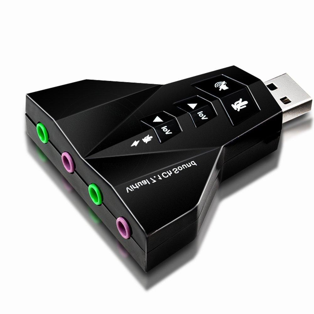 USB SOUND 7.1 Double 3D Virtual Sound Card Lazada Indonesia