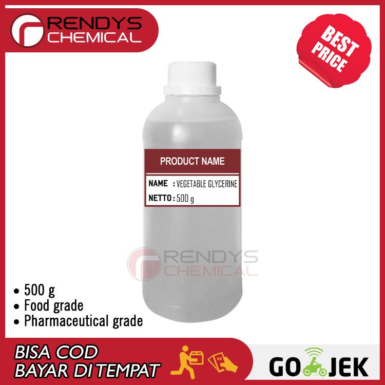 100% Pure Organic Vegetable Glycerin 500 Gram / VG / Gliserin Nabati Organik Murni 500g / Gliserol