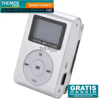 ZUCZUG Pod MP3 Player TF Card dengan Klip & LCD - ZC10