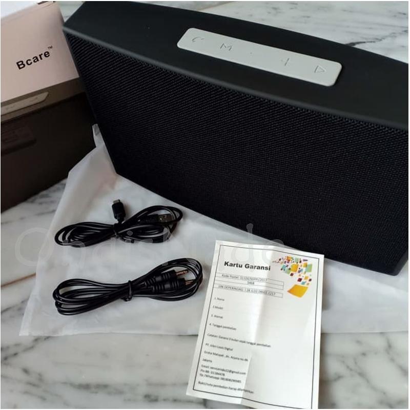 Bcare I Stage Wireless Speaker Bluetooth Q6 Original Hitam Lazada Indonesia