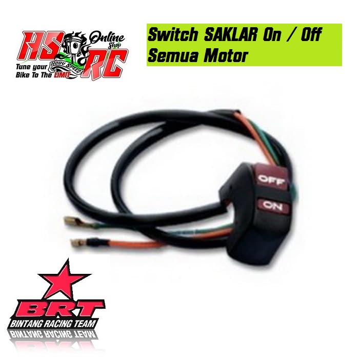 Switch Dual Band On Off Racing BRT Saklar ON OFF Tombol Penghubung Dual ...